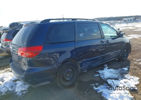 2004 Toyota Sienna Le из США, поврежденный, VIN 5TDZA23C74S051536